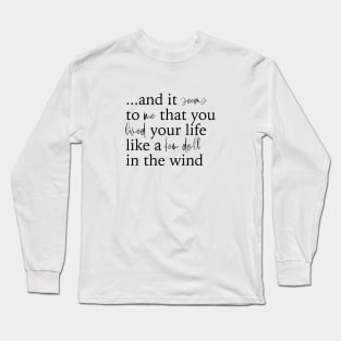 Ken Doll In The Wind Long Sleeve T-Shirt